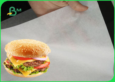 35 g / m2 Wit vetvrij papier Voedselpapierrol voor het inpakken van hamburgers