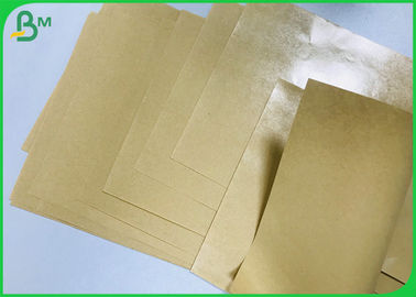 Bruine Kleuren12gsm Poly Gelamineerde Maagdelijke 80gsm kraftpapier Document broodjes voor verpakking