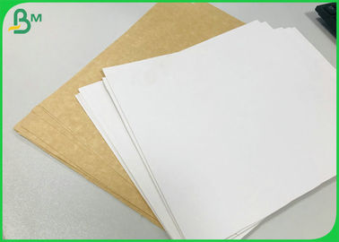FDA keurde het Wit van 250g goed 365g voerde Met een laag bedekte bruine Achterkraftpapier-Voeringsraad voor Voedselpakket