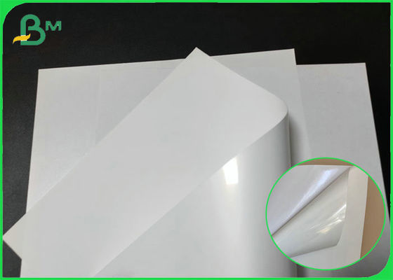 Goot de Hoge Glanzende witte Spiegel van waterresiatance Met een laag bedekt Document voor Etiketten Druk