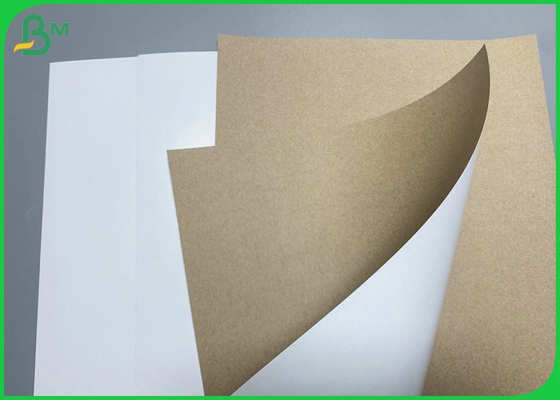 350gsm het Document van Kraftpapier van de voedselrang Wit Met een laag bedekt Achter het Vakje van het Houtpulpvoedsel Document