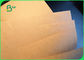Maagdelijk het Papierbroodje van Pulp Bruin Kraftpapier, Voedselrang het Verpakken Aangepast Papierformaat