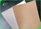 140 - 170g goede stijfheid één kant gedrukt wit/bruin kraftpapier-document voor verpakking
