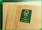 karton van Kraftpapier van de douane300gsm het maagdelijke pulp Natuurlijke Bruine voor verpakkingsvoedsel