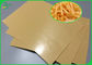 FDA-Polytheen 1 Kant bedekte PE van Kraftpapier 140g Met een laag bedekt Document voor Snel Voedsel het Verpakken met een laag