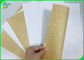 bedekte de Witte Bovenkant van 250gsm 270gsm bladen van de het Voedselrang van kraftpapier de kartonnen 70 * 100CM met een laag