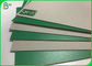 Duurzame 1.5mm 1.8mm Gerecycleerd Groen Opgezet Grey Paper Cardboard Sheets 70 * 100cm