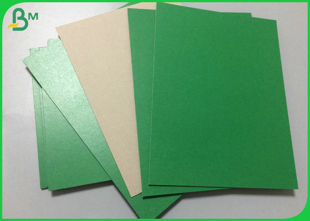 1.4mm 1.6mm Dikte Groen Gelakt Karton met Één Zij Gelamineerde Glanzend