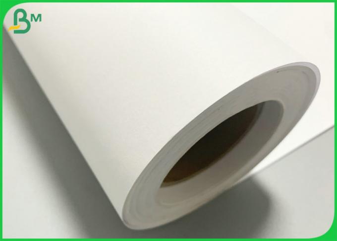Heldere Witte 20LB 24“ x 150ft Inkjet-Document Niet bekleed Matte Bond Paper
