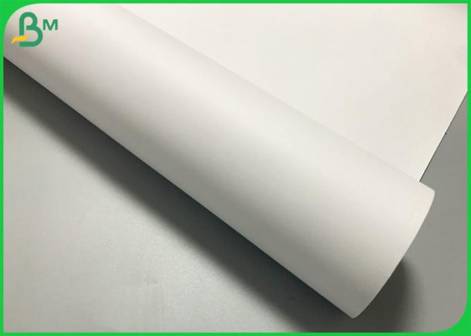 Heldere Witte 20LB 24“ x 150ft Inkjet-Document Niet bekleed Matte Bond Paper