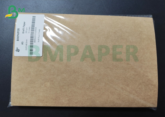 Natuurlijk bruin karton 200 g/m² 250 g/m² A3 A4-formaat voor briefpapier