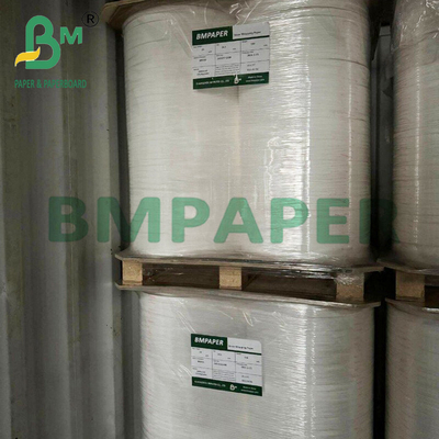 25 mm x 1000 m Food Grade Wrapping Straw Wit papier met Jumbo Roll 28g