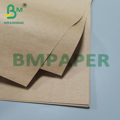 Natuurlijke kleur 60gm 100gm 120gm Bruin ambachtelijk papier voor winkeltassen in vellen