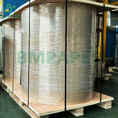 68 gsm 70 gsm Zilveren gemetalliseerd natte sterkte papier voor bier nek label 700 mm