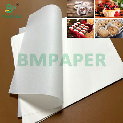 30gsm 40gsm vetbestendig slip-easy papier voor het maken van bakvormpjes 27,25 X 28 inch