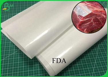 40GSM PE bedekte Wit Kraftpapier-Document Broodje aan het Verpakken van Vlees of Noot met een laag