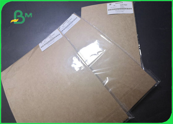 het Bruine kraftpapier Cardstock Document van 200gsm A4 voor Bestand de Scheur van de Uitnodigingskaart