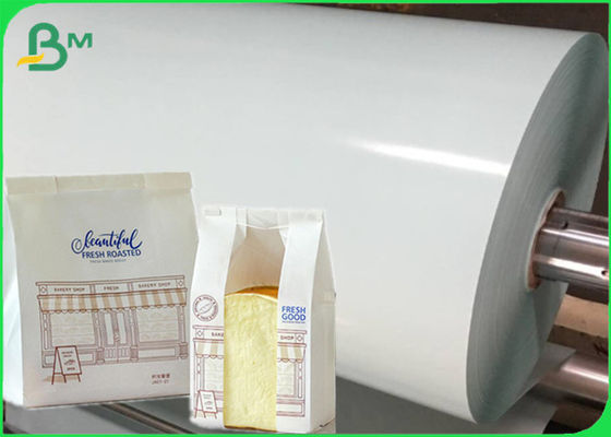 Vetvrij Met een laag bedekt Kraftpapier het Document van 40gsm 50gsm PE Broodje voor verpakkings van broodzak