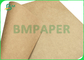 de Niet gebleekte Bruine Kraftpapier Raad van 250gsm 300gsm voor Snel Voedsel Verpakking 70cm 90cm