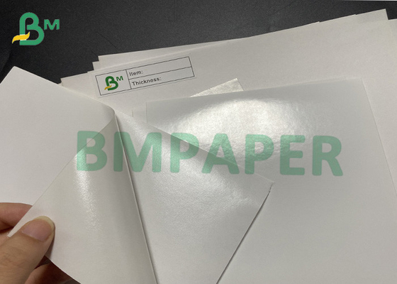 80gsm zelfklevend Stickerdocument Super Wit Glanzend Waterbewijs