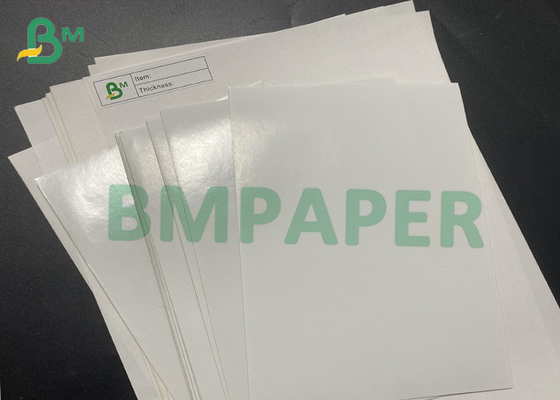 80gsm zelfklevend Stickerdocument Super Wit Glanzend Waterbewijs