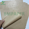 40 gr Vochtbestendige Premium Geschenkverpakking Eenzijdig Glanzend Bruin Papier
