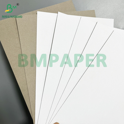 Goed stijfheid 1000 gm Wit bedekt Grijzige rug Duplex Board Dikke board