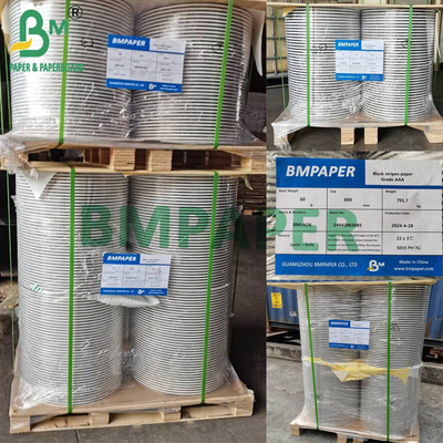 60 gram voedselgraad strooppapier aangepaste strepen kleuren buitenpapier 600 mm 620 mm roll breed 76 mm kern