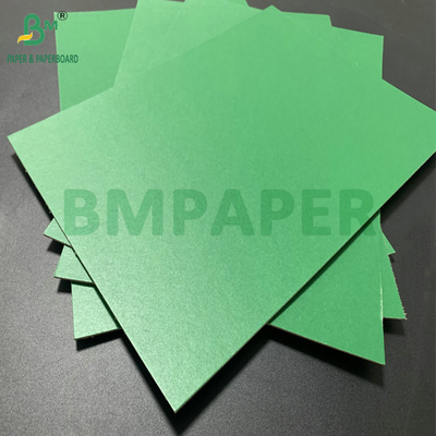 1.1mm 1.2mm Groen bekleed gelakt Stijfheid Karton Grijzige achterzijde Hard Karton