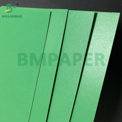1.1mm 1.2mm Groen bekleed gelakt Stijfheid Karton Grijzige achterzijde Hard Karton
