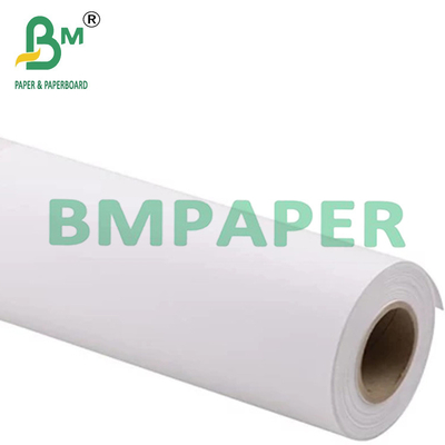 2 inch Core White Plotter Paper Roll voor Engineering Planning 24&quot; x 50 Yards 80gsm