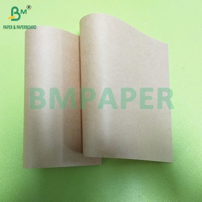 60 gm 100% maagdelijk hout pulp bruin kraft zakken papier voor voedselverpakking