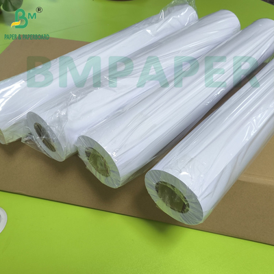 Inkjet Plotter Paper 30 X 150 CAD Paper Roll 80gsm Voor grootformaat Inkjet