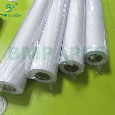 Inkjet Plotter Paper 30 X 150 CAD Paper Roll 80gsm Voor grootformaat Inkjet