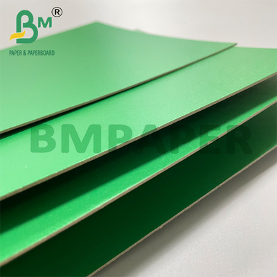 1.2mm 1.5mm Groen Kleur Gelamineerd Grijzige Achterplaat Voor Sieraden Doos