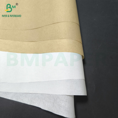 Natuurlijk en wit broodje verpakkingspapier vetdicht papier wrap voor voedsel