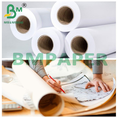 Helder witte plotter bond papier voor CAD-printing 36" x 150ft 20LB On 2" Core