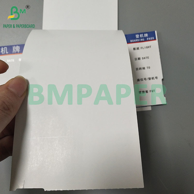 175GSM Witte blanco kaart Thermisch papier Doule zijdruk voor boardingcard