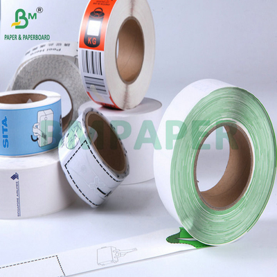 70 g 80 g Wit gevouwen thermisch karton Airline bagage tag label papier