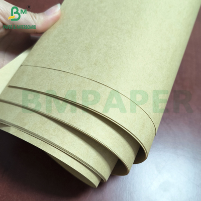 Natuurlijke kleur 60gm 100gm 120gm Bruin ambachtelijk papier voor winkeltassen in vellen