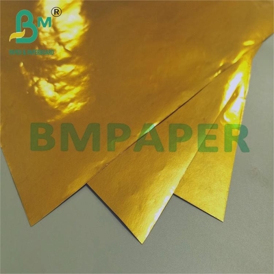 70 gm Gouden Glanzend Wet Strength Paper Voor Drank Label 70cm x 100cm