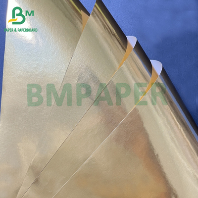 70 gm Gouden Glanzend Wet Strength Paper Voor Drank Label 70cm x 100cm