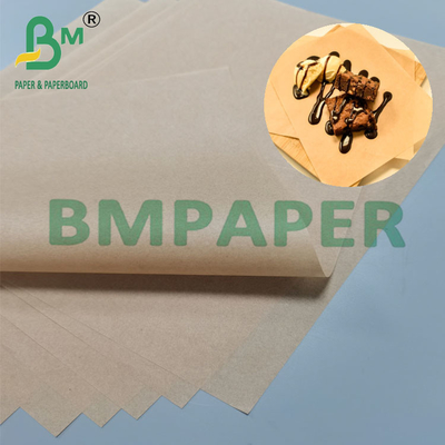 34 g 635 mm Breedte Voedingsmiddel niet gebleekt coat papier met vetvast silicium