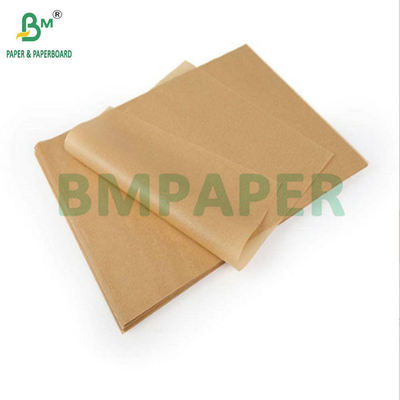 45 gm 60 gm Niet-klevend Bruin Pergamentpapier 9 x 13 inch