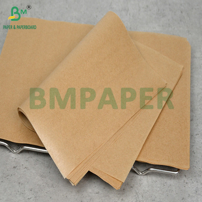 45 gm 60 gm Niet-klevend Bruin Pergamentpapier 9 x 13 inch
