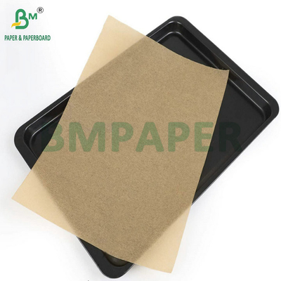 45 gm 60 gm Niet-klevend Bruin Pergamentpapier 9 x 13 inch