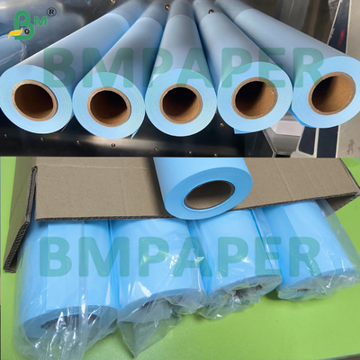 80 gsm Tekeningspapier voor architecten, rollen, blauw grafische papier voor technische tekeningen