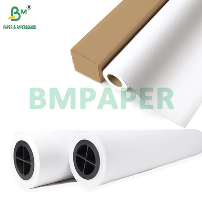20 lb niet-gecoat ultrawit inkjet plotter papier voor grootformaatprinters