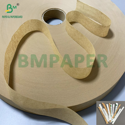 Snijden Kleine afmetingen 30mm 32mm 24gsm 28gsm Bruin Kraftverpakkingspapier voor stroopverpakking