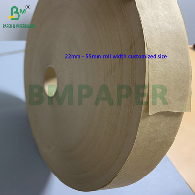 Snijden Kleine afmetingen 30mm 32mm 24gsm 28gsm Bruin Kraftverpakkingspapier voor stroopverpakking
